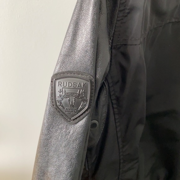 Woman’s Rudsak Eryn Bomber Leather Jacket - Picture 6 of 7